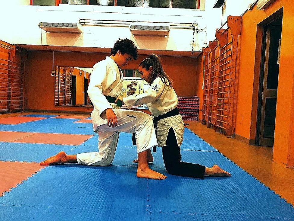 Cambio cintura corso adulti Ju Jitsu Team Bologna